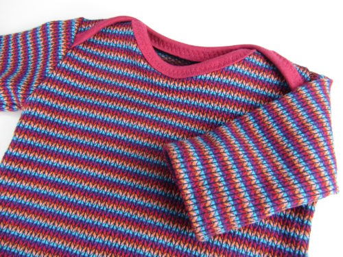 Baby-Ballonkleid Regenbogen Knit Knit